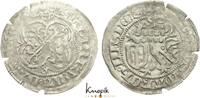 Sachsen-Markgrafschaft Meißen Rautengroschen 1457 Wilhelm III., Herzog von Sachsen & Landgraf von Thüringen 1445-1465-1482. Randfehler, VF / fast...