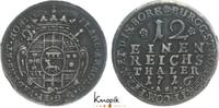 Paderborn, Bistum 1/12 Taler Franz Arnold von Metternich 1704-1718. -