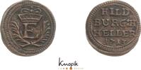 Sachsen-Hildburghausen Cu Heller Ernst 1680-1715. -