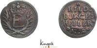 Sachsen-Hildburghausen Cu Heller Ernst 1680-1715. -