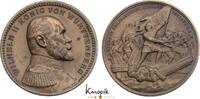 Erster Weltkrieg Bronzemedaille König Wilhelm II. von Württemberg *1848 Stuttgart, +1921 Schloss Bebenhausen. -