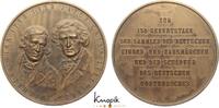 Personenmedaillen Bronzemedaille Grimm, Wilhelm und Jakob. -