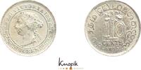 Ceylon 10 Cents -
