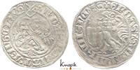 Sachsen-Kurfürstentum seit 1423 Schwertgroschen Kurfürst Friedrich II., der Sanftmütige von Sachsen 1428-1464. -