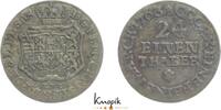 Sachsen-Albertinische Linie 1/24 Taler Friedrich Christian 1763. -