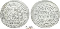 Sachsen-Albertinische Linie 1/12 Taler Johann Georg IV. 1691-1694. -