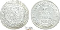 Sachsen-Albertinische Linie 1/12 Taler Johann Georg IV. 1691-1694. -