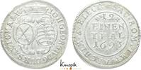 Sachsen-Albertinische Linie 1/12 Taler Johann Georg IV. 1691-1694. -
