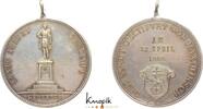 Sachsen-Radeberg, Stadt Tragbare versilberte Messingmedaille -