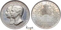 Anhalt-Dessau Silbermedaille Leopold Friedrich 1817-1871. -