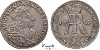Sachsen-Albertinische Linie 2/3 Taler Friedrich August I. 1694-1733. -