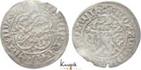 Groschen  1361-1383 Braunschweig-Grubenhagen Albrecht I. zu Salzderhelden 1361-1383. selten, Randfehler, fast sehr schön