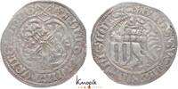 Sachsen-Kurfürstentum seit 1423 Schwertgroschen Kurfürst Friedrich II., der Sanftmütige von Sachsen 1428-1464. -