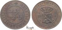 Niederlande-Niederl&auml;ndisch-Ostindien Cu 2 1/2 Cent 1913 Wilhelmina 1890-... 21.16 &pound;  +  6.77 &pound; shipping