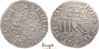 Sachsen-Kurfürstentum seit 1423 Schwertgroschen Kurfürst Friedrich II., der Sanftmütige von Sachsen 1428-1464. -