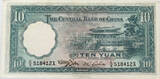 CHINA 10 YUAN 1936 VF