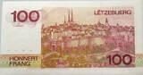 LUXEMBOURG 100 FRANCS 1980 EF
