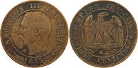 FRANCE 2 CENTIMES 1855 BB Napoleon III. (1852-1870) S 5.21 £  +  5.20 £ shipping