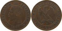 FRANCE 2 CENTIMES Napoleon III. (1852-1870) -