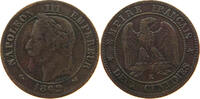 FRANCE 2 CENTIMES 1862 K Napoleon III. (1852-1870) S-SS 5.21 £  +  5.20 £ shipping