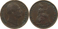 GREAT BRITAIN FARTHING WILLIAM IV. (1830-1837) -
