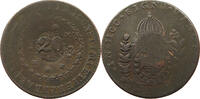BRAZIL 20 REIS PEDRO I. (1822-1831) 20 REIS OVER 40 REIS -