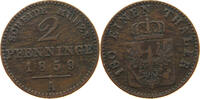 BRANDENBURG PREUSSEN 2 PFENNIG Friedrich Wilhelm IV. (1840-1861) -
