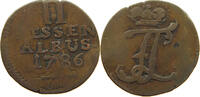 HESSEN KASSEL 2 ALBUS Friedrich II. 1760-1785 ZEITGENÖSSISCHE FÄLSCHUNG -
