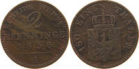 BRANDENBURG PREUSSEN 2 PFENNIG Friedrich Wilhelm IV. (1840-1861) -