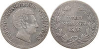 BADEN DURLACH 10 KREUZER Ludwig 1818-1830. -