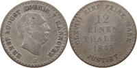 1/12 TALER 1843 HANNOVER Ernst August 1837-1851 S