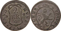 PFALZ KURLINIE 2 KREUZER Karl Theodor 1742-1799 -