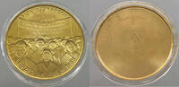 DDR MEDAILLE 5 MARK MONTAGMARSCH LEIPZIG 1989 -