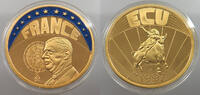 FRANCE MEDAL ECU -