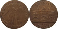Großbritannien Bleimedaille Halfpenny 1795 -