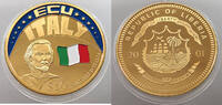 LIBERIA 10 DOLLARS ITALY -