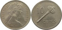 FIJI 10 CENTS Elizabeth II. (1952-2022) -