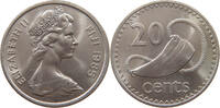 FIJI 20 CENTS Elizabeth II. (1952-2022) -