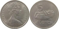 FIJI 5 CENTS Elizabeth II. (1952-2022) -