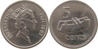 FIJI 5 CENTS Elizabeth II. (1952-2022) -