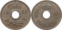 FIJI PENNY Elizabeth II. (1952-2022) -