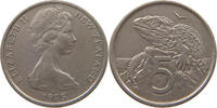 NEW ZEALAND 5 CENTS 1975 Elizabeth II. (1952-2022) SS 3.47 £  +  5.20 £ shipping