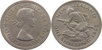 NEW ZEALAND SHILLING Elizabeth II. (1952-2022) -