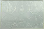 USSR MEDALS 6X PLASTIC MEDAL -