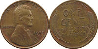 UNITED STATES OF AMERICA CENT 1952 D LINCOLN WHEAT SS 4.33 £  +  5.19 £ shipping