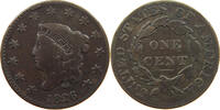 UNITED STATES OF AMERICA LARGE CENT Coronet Head -
