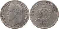 FRANCE 50 CENTIMES 1866 A Napoleon III. (1852-1870) VF