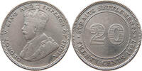 STRAITS SETTLEMENTS 20 CENTS George V. (1910-1936) -