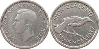 NEW ZEALAND SIXPENCE George VI. (1936-1952) -