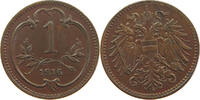 HAUS HABSBURG HELLER Franz Joseph I. 1848-1916 Bindenschild -